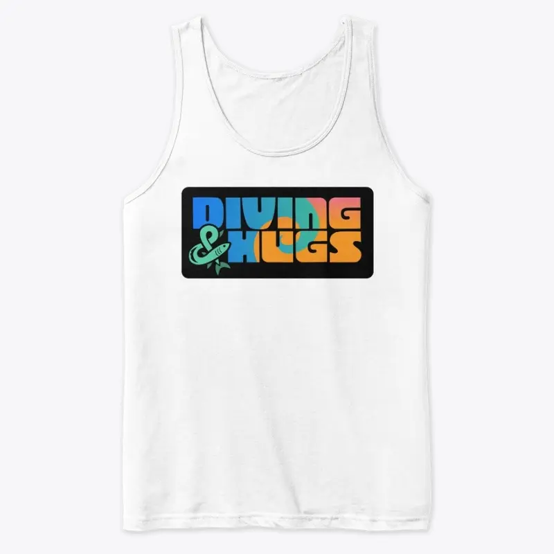 Diving and Hugs Rectangle logo